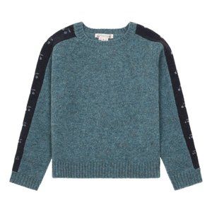[6y] Bonpoint Cherry Jumper Blue Green NWOT